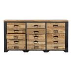 Dressoir Mangohout Mitchel 160 cm, Verzenden, 150 tot 200 cm, Nieuw, Industriële meubels