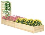 Complete Planter met rooster voor klimplanten en 2 kweekbakk, Verzenden, Nieuw
