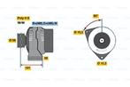 Dynamo / Alternator MERCEDES-BENZ S-KLASSE (300 SE, SEL/S..., Auto-onderdelen, Nieuw, Ophalen of Verzenden