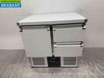 RVS Combisteel Koelwerkbank 1 deur en 2 laden 90 cm 230V, Ophalen of Verzenden, Nieuw zonder verpakking