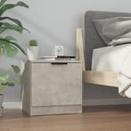 vidaXL Nachtkastje 40x39x40 cm betongrijs, Minder dan 45 cm, Verzenden, Nieuw, Minder dan 55 cm