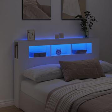 LED Hoofdeinde 160cm Wit - Retourdeal! 35% Korting beschikbaar voor biedingen