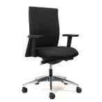 Interstuhl Ergo- bureaustoel met stoffen rug zwart en