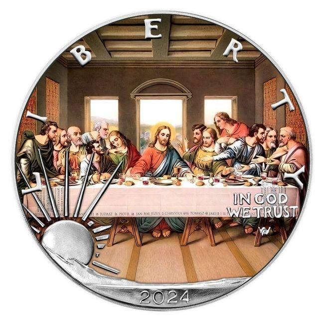 Verenigde Staten. 1 Dollar 2024 1 oz American Silver Eagle, Postzegels en Munten, Edelmetalen en Baren