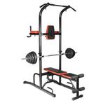 Compacte halterbank met pull-up bar - Ruimtebesparend en..., Sport en Fitness, Ophalen of Verzenden, Nieuw