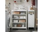 SoBuy Badkamerkast - Lage Kast - 2 Deurs - 100 x 42 x 20 cm, Verzenden, Nieuw