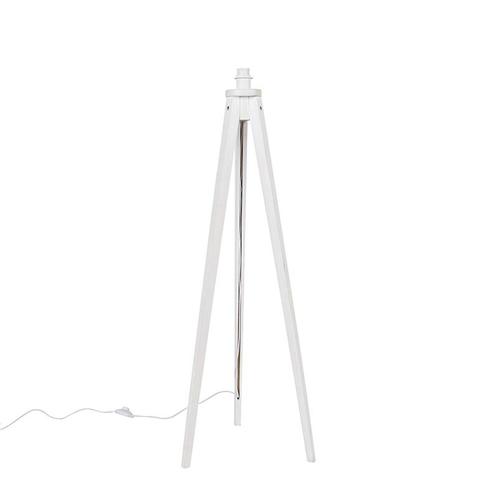 Landelijke vloerlamp tripod wit - Tripod Classic, Huis en Inrichting, Lampen | Vloerlampen, Nieuw, Overige materialen, 100 tot 150 cm