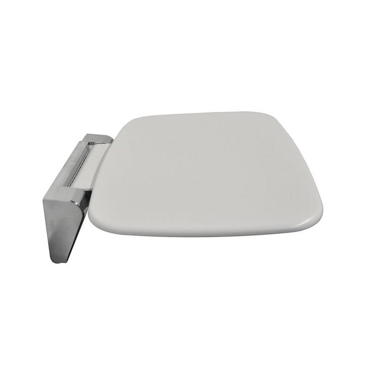 Douche Kruk Wiesbaden Opklapbaar Wandmontage Wit, Doe-het-zelf en Verbouw, Sanitair, Bad, Nieuw, Chroom, Ophalen of Verzenden