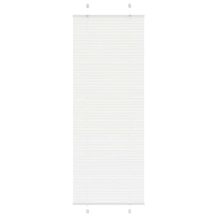 vidaXL Plissé rolgordijn 75x200 cm stofbreedte 74,4 cm, Huis en Inrichting, Stoffering | Gordijnen en Lamellen, Wit, Nieuw, Verzenden
