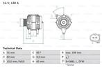 Dynamo / Alternator AUDI A6 C5,Avant (2.5 TDI,2.5 TDI q..., Auto-onderdelen, Motor en Toebehoren, Nieuw, Ophalen of Verzenden
