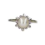 Ring - 18 karaat Geel goud - Natuurlijke parel, Sieraden, Tassen en Uiterlijk, Ringen, Nieuw