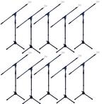 Innox IVA 02-10 microfoonstatieven (set van 10), Muziek en Instrumenten, Standaards, Verzenden, Nieuw