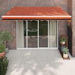 vidaXL Luifel automatisch uitschuifbaar 3,5x2,5 m oranje en, Tuin en Terras, Zonneschermen, Verzenden, Nieuw