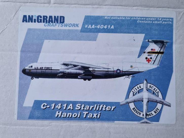 Anigrand AA-4041A Lockheed C-141A Starlifter Hanoi Taxi, Hobby en Vrije tijd, Modelbouw | Vliegtuigen en Helikopters, Verzenden