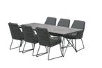 4 Seasons Outdoor Valencia dining set platinum met Tampa, Nieuw, Ophalen of Verzenden