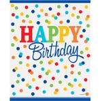 Uitdeelzakjes Happy Birthday Stippen Regenboog 8st, Hobby en Vrije tijd, Verzenden, Nieuw