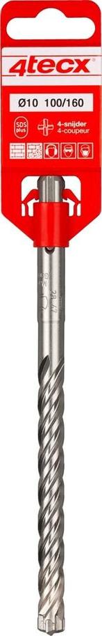 OUTLET 4tecx SDS+ hamerboor 4 snijder 16,0 x 200/260mm, Doe-het-zelf en Verbouw, Ophalen of Verzenden, Nieuw