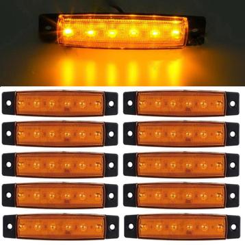 10 stuks LED contourverlichting 12v / 24v Oranje beschikbaar voor biedingen