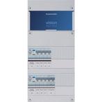 Hager groepenkast 1-fase 7 groepen, 2 Aardlekschakelaars, 1, Ophalen of Verzenden, Nieuw