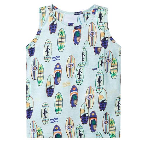 vidaXL Kindertopje 128 gemêleerd zachtblauw, Kinderen en Baby's, Kinderkleding | Overige, Nieuw, Verzenden