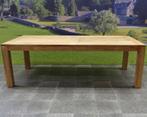 Krista dining tuintafel 260x100xH77,5 cm - poten 10 cm teak, Ophalen of Verzenden, Nieuw, Teakhout