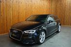 AUDI A3 35 TFSI COD SPORT S LINE EDITION AUTOMAAT NR. 006, Dealer onderhouden, Leder en Stof, Zwart, Nieuw