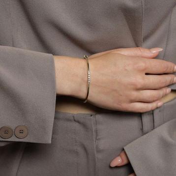 Armband - 14 karaat Geel goud - 0.25ct. tw. Diamant beschikbaar voor biedingen