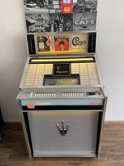 Rock-ola concerto 1965, Verzamelen, Automaten | Jukeboxen, 1960 tot 1970, Met singles, Zo goed als nieuw, Rock Ola, Ophalen of Verzenden