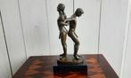 J.patoue - j.patoue - Beeld, Naakte mannen - 26.5 cm - Brons