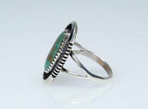 Ring - Turquoise - Navajo - V.S. (Zonder Minimumprijs), Antiek en Kunst, Kunst | Niet-Westerse kunst