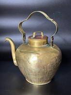 Theepot - Antieke waterkoker van Hollands koper - Koper -, Antiek en Kunst