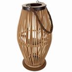 Gardlov bamboe rotan lantaarn groot - Sfeervolle 40 cm la..., Tuin en Terras, Buitenverlichting, Ophalen of Verzenden, Nieuw