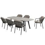 Manitoba Manolo dining tuinset 240x103xH75 cm  7 delig, Tuin en Terras, Tuinsets en Loungesets, Ophalen of Verzenden, Nieuw