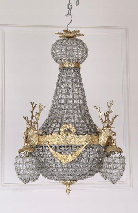 Kroonluchter - Spectaculaire kristallen Hunting, Antiek en Kunst, Curiosa en Brocante
