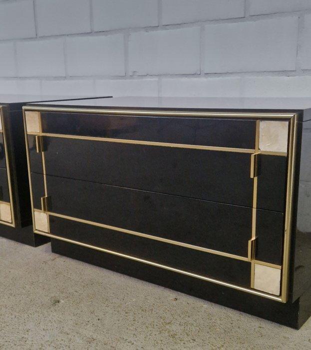 Roche Bobois - Pierre Cardin - Nachtkastje (2) - Hout, Antiek en Kunst, Antiek | Meubels | Stoelen en Banken