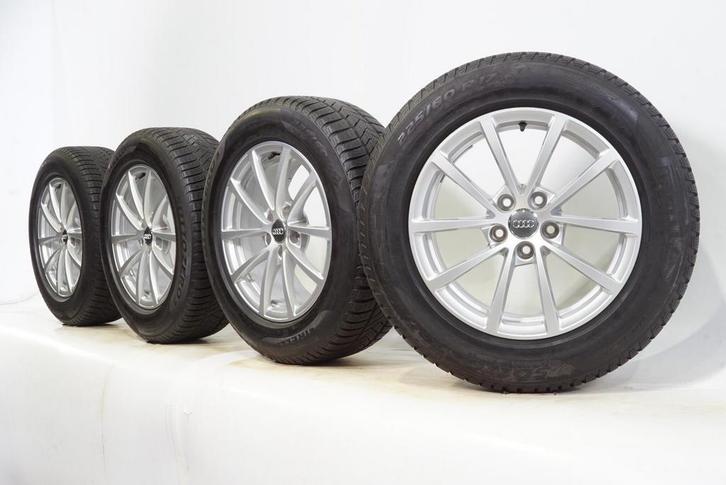 Audi A6 S6 4K 17 inch velgen + Winterbanden Pirelli Originee, Auto-onderdelen, Banden en Velgen, Velg(en), Gebruikt, 17 inch, Winterbanden