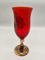 Kelk - Handgeschilderd op Murano-glas XIX eeuw, Antiek en Kunst, Antiek | Glas en Kristal