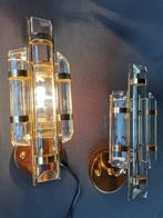 Wandlamp (2) - Kristal, Metaal