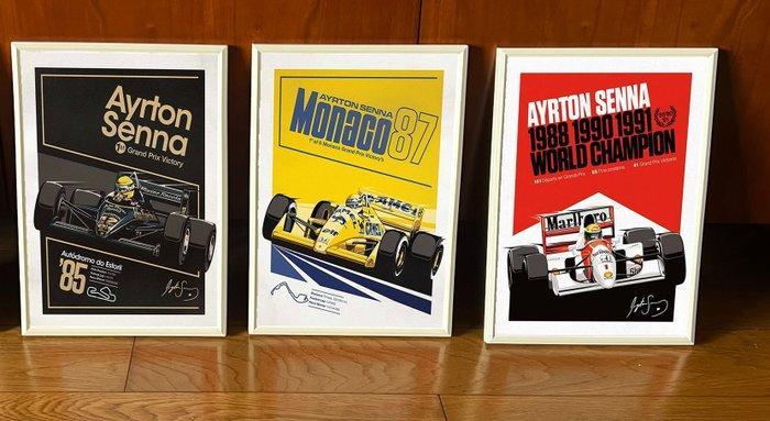 Ayrton Senna - 1994 - Poster, Verzamelen, Automerken, Motoren en Formule 1