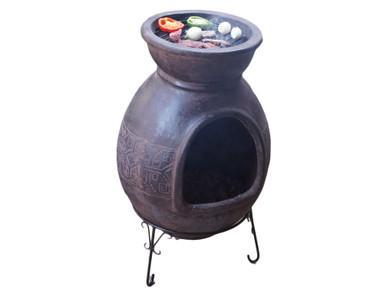 Sol-y-Yo Chimenea Mexicaanse terracotta kachel Barbecue, Tuin en Terras, Tuinhaarden, Nieuw, Verzenden