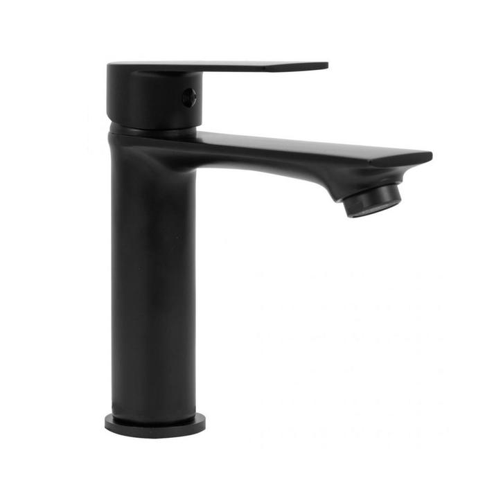 REA Laag model wastafelkraan - mat zwart - modern design..., Doe-het-zelf en Verbouw, Sanitair, Nieuw, Ophalen of Verzenden