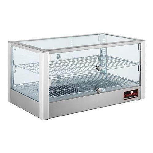 Warmhoudvitrine CaterChef | 2 etages | (H)38x70x40cm, Zakelijke goederen, Horeca | Keukenapparatuur, Nieuw in verpakking, Verzenden