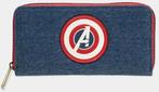 Difuzed Marvel Avengers Zip Wallet-Captain America Logo, Ophalen of Verzenden, Nieuw