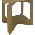 Grado - Bijzettafel - Goud, Huis en Inrichting, Tafels | Eettafels, Verzenden, Nieuw