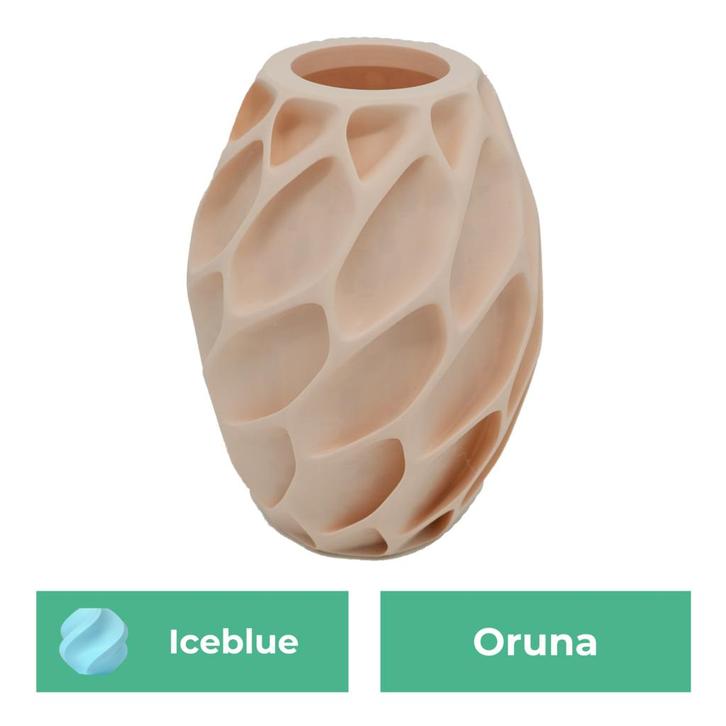 Oruna | Iceblue | 30CM, Huis en Inrichting, Woonaccessoires | Vazen, Nieuw, Ophalen of Verzenden