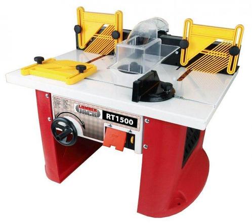 Freestafel Lumberjack RT1500, Doe-het-zelf en Verbouw, Gereedschap | Freesmachines, Overige soorten, Nieuw, Elektrisch, Ophalen of Verzenden
