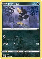 Murkrow 093/163 Battle Styles, Ophalen of Verzenden, Nieuw, Losse kaart, Foil