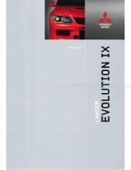 2005 MITSUBISHI LANCER EVOLUTION IX BROCHURE FRANS, Boeken, Auto's | Folders en Tijdschriften, Nieuw, Mitsubishi, Author