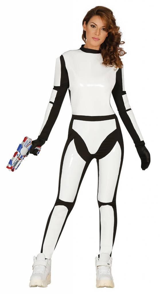 Ruimte Soldaat Kostuum Dames, Kleding | Dames, Carnavalskleding en Feestkleding, Nieuw, Verzenden