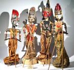 4 Wayang Golek poppen (Java, ca. 1950-1970) - Indonesië